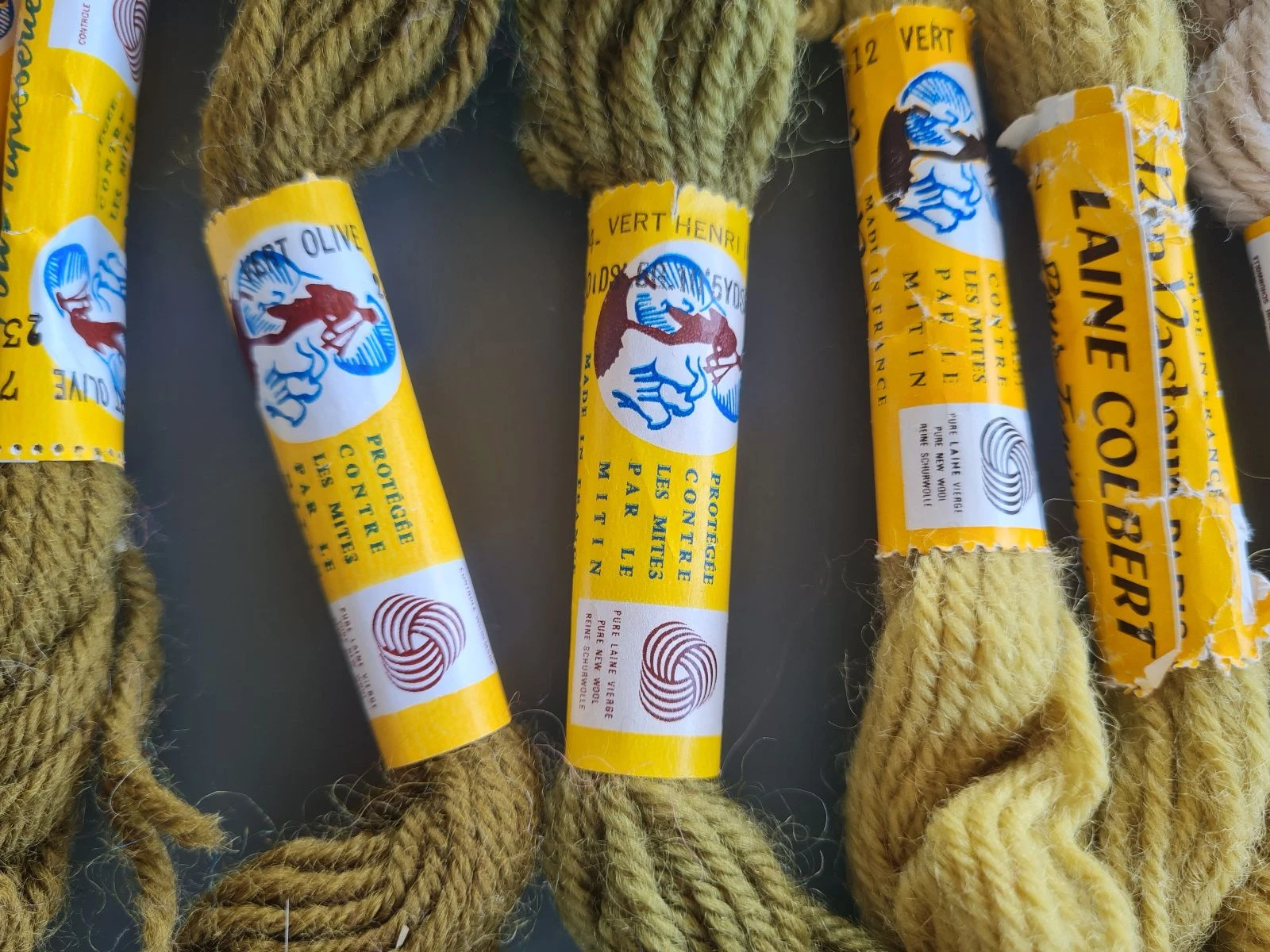 Grote partij nieuwe 100% pure wol 🌺( 61 rollen ) DMC – photo 12